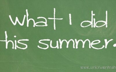 What I did this summer Larry not only shares what he did during the month of July, but also shares 3 tips for becoming re-energized and maintaining your engagement throughout the year.
