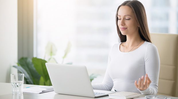 woman-at-work-keeping-calm